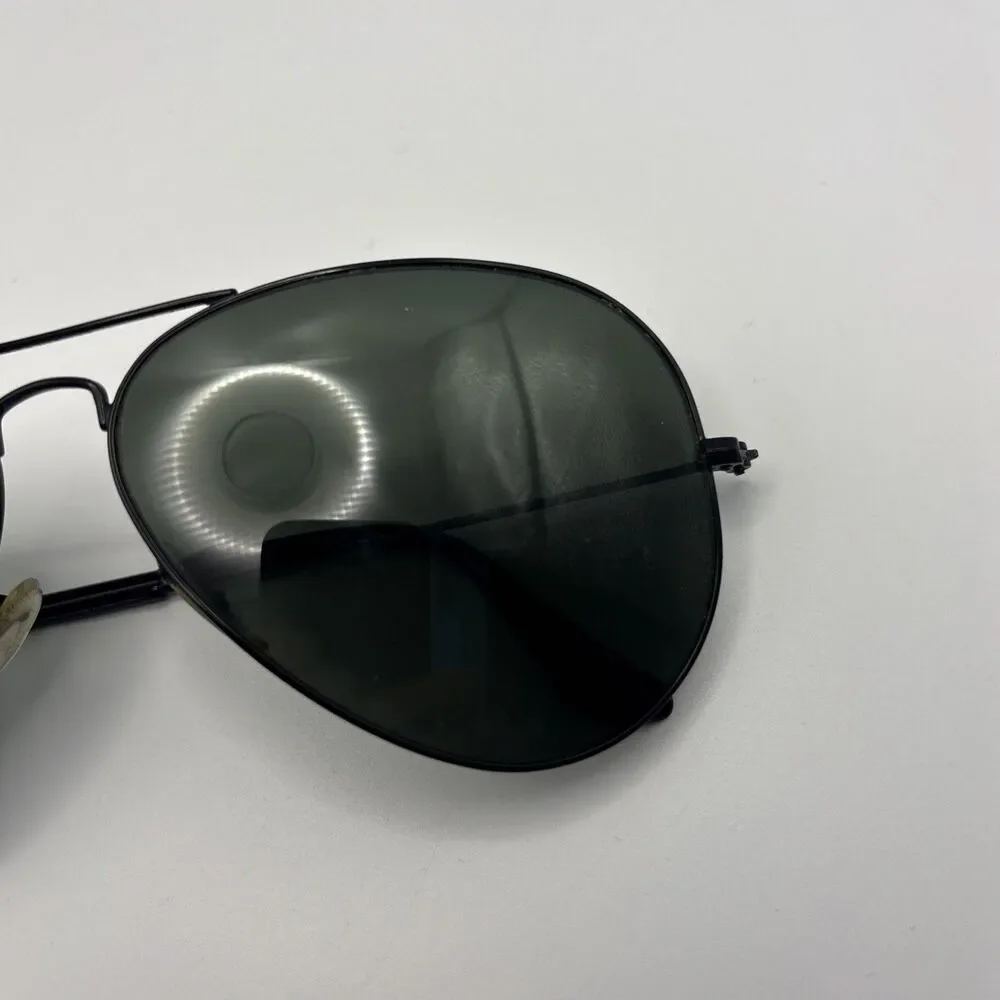 Ray-Ban Aviator Large Metal II Sunglasses Black Metal Frame RB3026 - GOOD